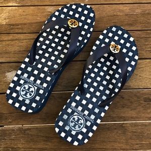 Tory Burch wedge flip flop